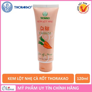 Kem Lột Nhẹ Thorakao Cà Rốt 120g