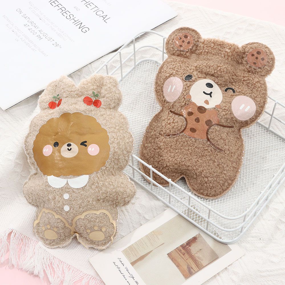 Bình Đựng Nước Nóng Giữ Ấm Họa Tiết Hoạt Hình Dễ Thương
