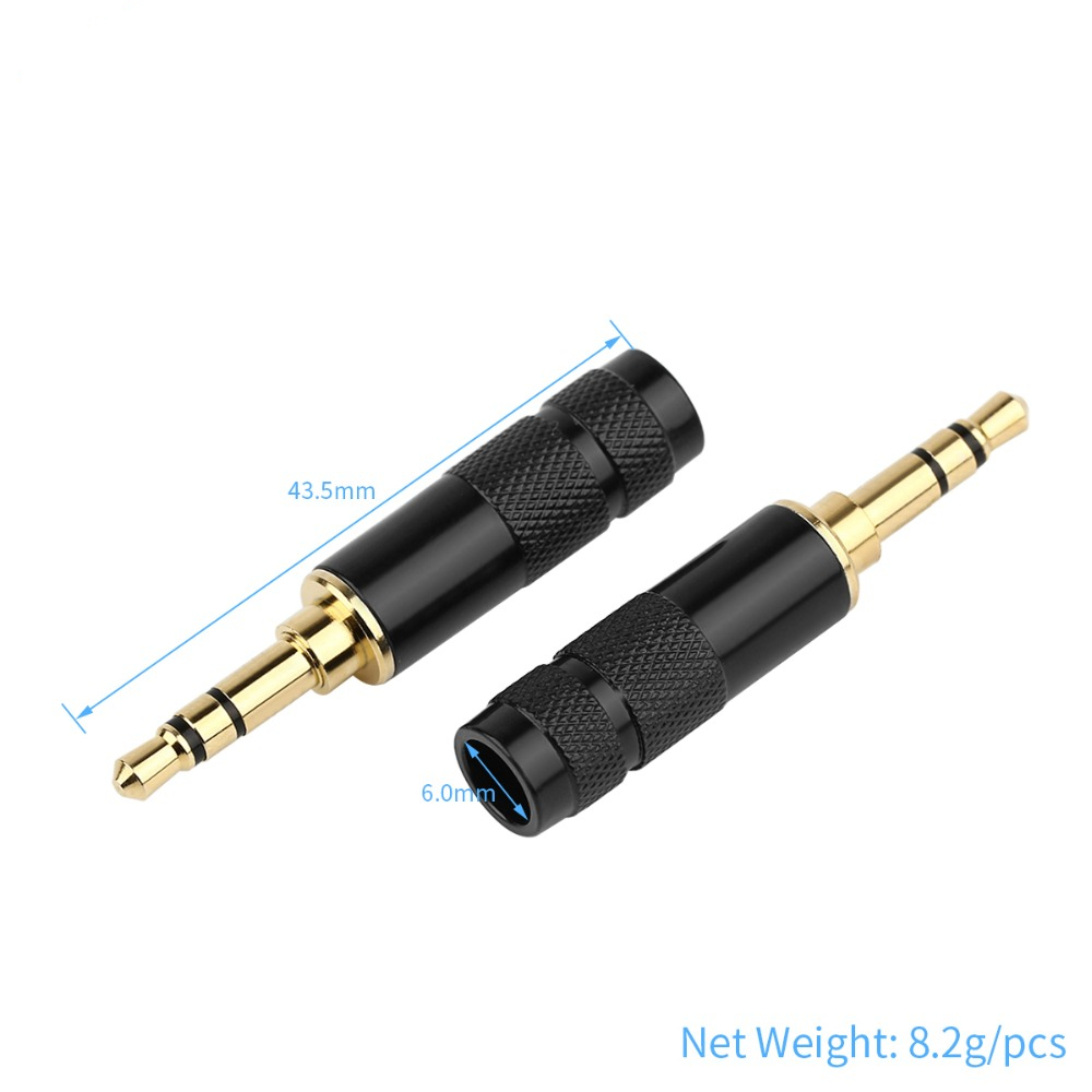 Dây Cáp Âm Thanh 3.5mm 3 / 4 Cực 6.0mm
