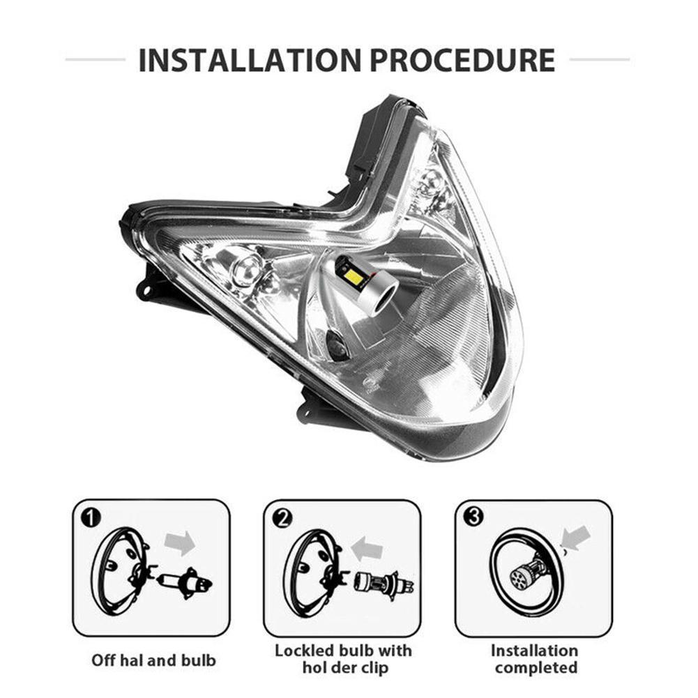 Đèn Pha Led 25w H4 Hb2 9003 Cho Xe Mô Tô R0r4