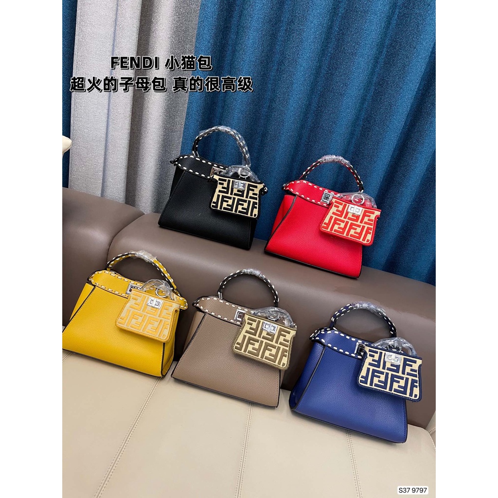 Túi xách nữ da thật 𝑭𝒆𝒏𝒅𝒊 FD cao cấp, thiết kế hiện đại, sang trọng