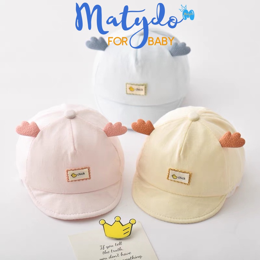 Mũ cho bé sơ sinh hình gà CHICK nón trẻ em bé trai bé gái mềm mại đáng yêu từ 0 đến 12 tháng phụ kiện trẻ em MSS03