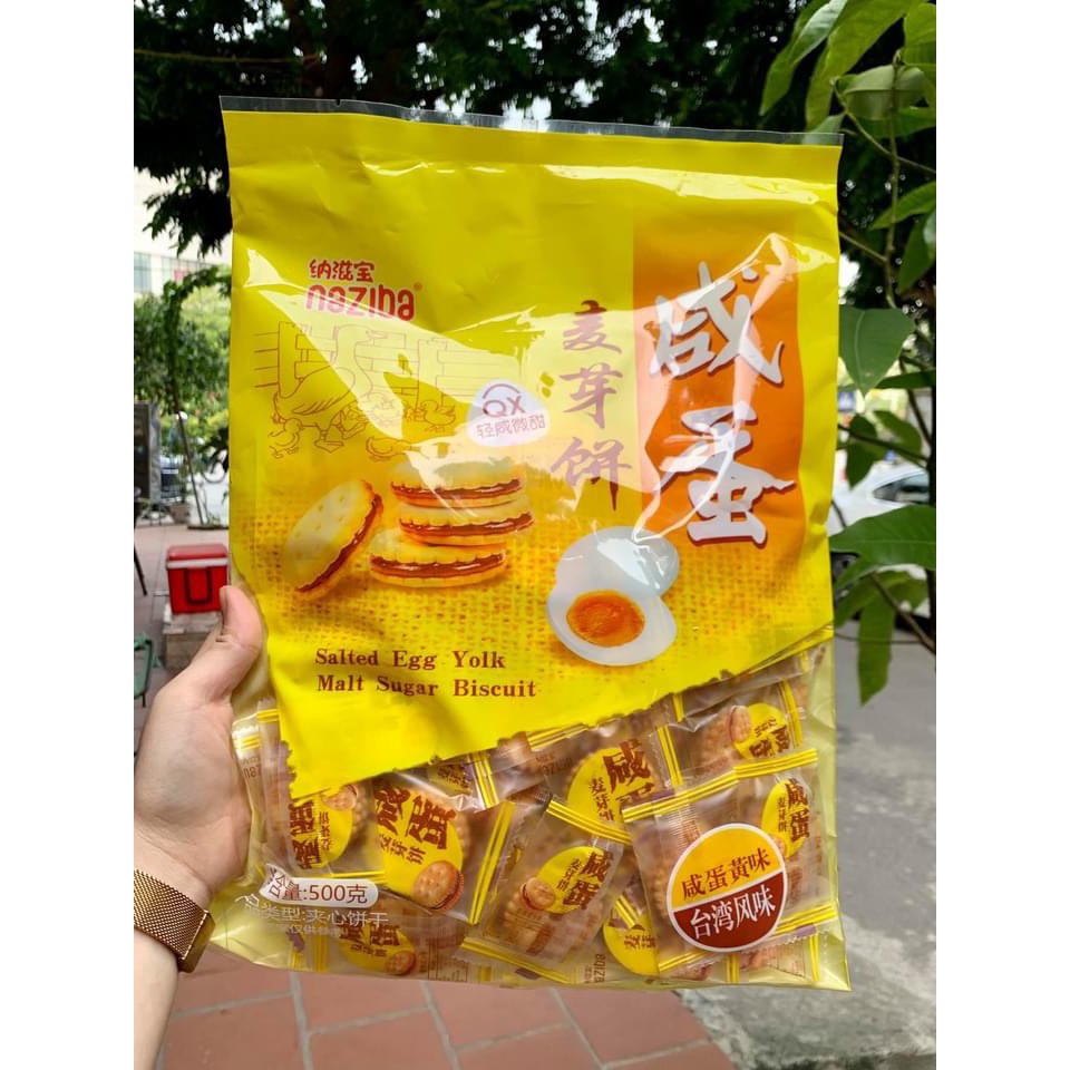 [FREESHIP] Bánh Quy Trứng Muối Đài Loan Gói 500Gr | BigBuy360 - bigbuy360.vn