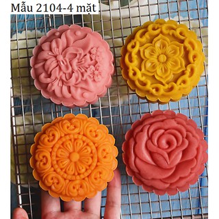 Khuôn trung thu lò xo hoa và họa tiết 50-100-150-200gr