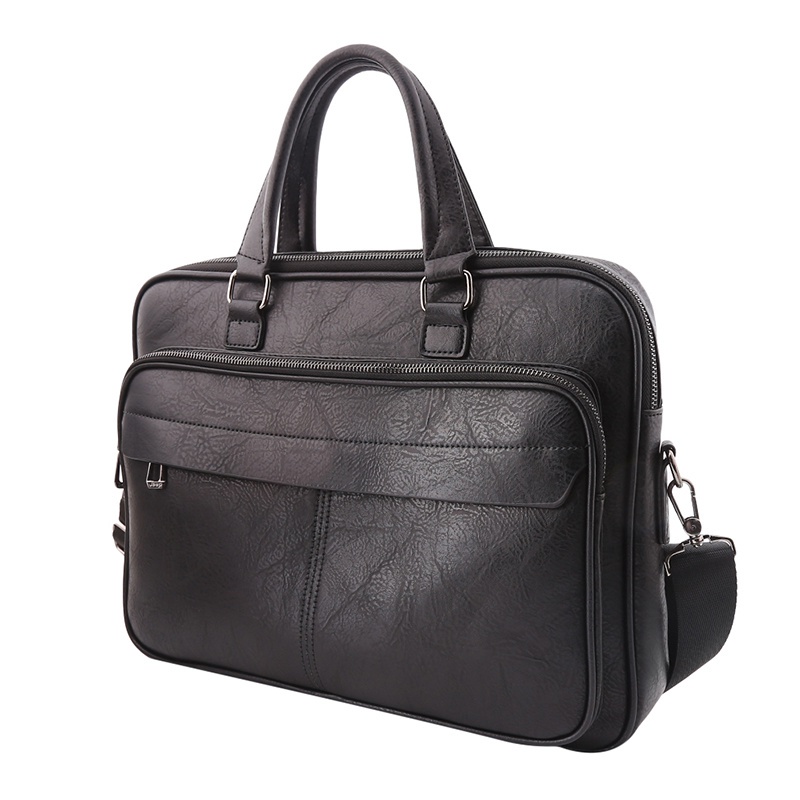 Men's Business Tote Retro Briefcase Shoulder Messenger Bag Laptop Bag satchel handbag for men (2 type 3 Color)