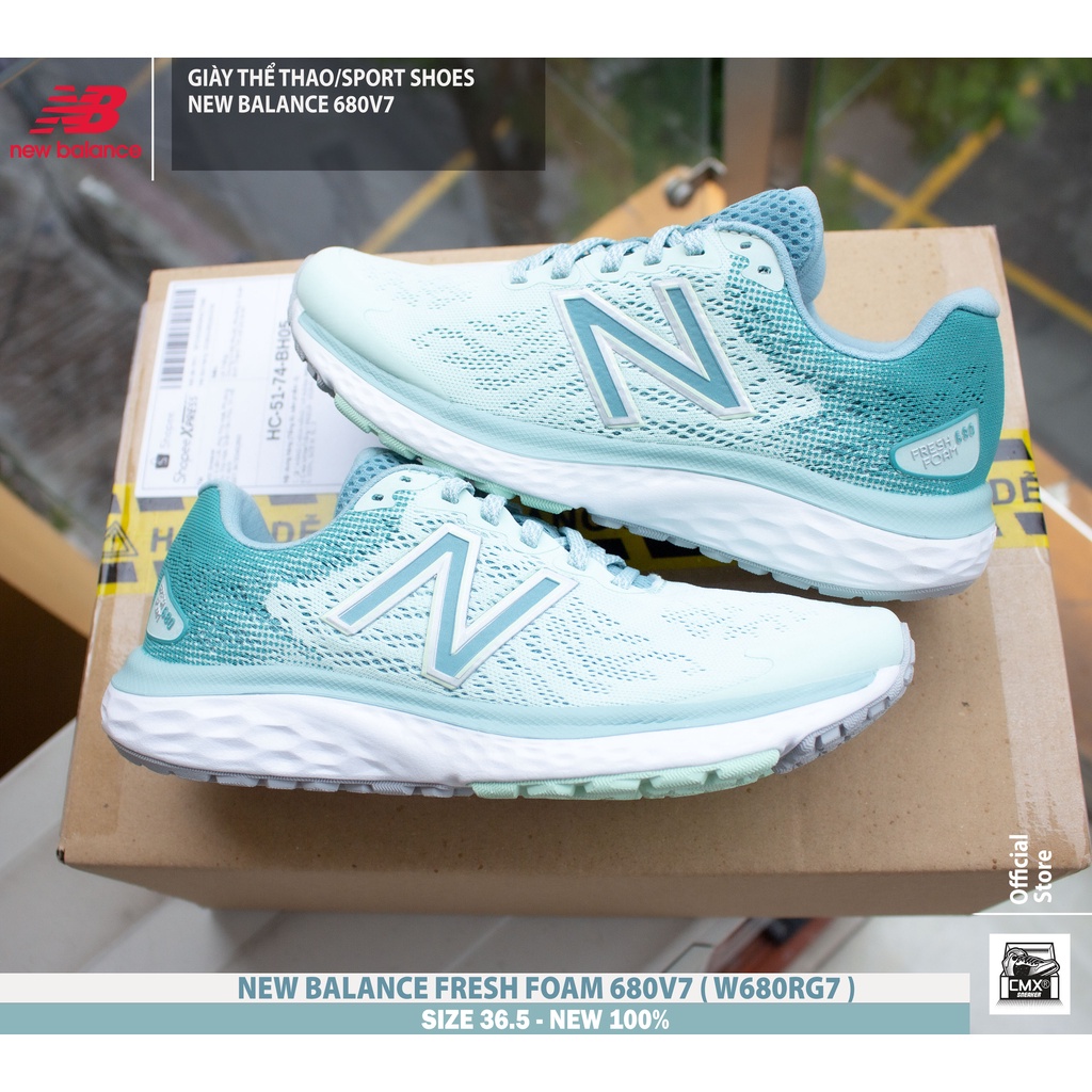 😘  Giày New Balance 680V7 Blue Ocean  - AUTHENTIC 100%