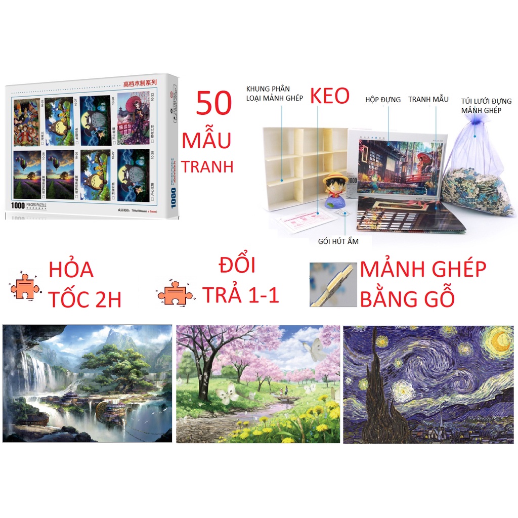 tranh ghép hình 1000 mảnh giá tốt Tháng 2, 2023 | Mua ngay | Shopee Việt Nam