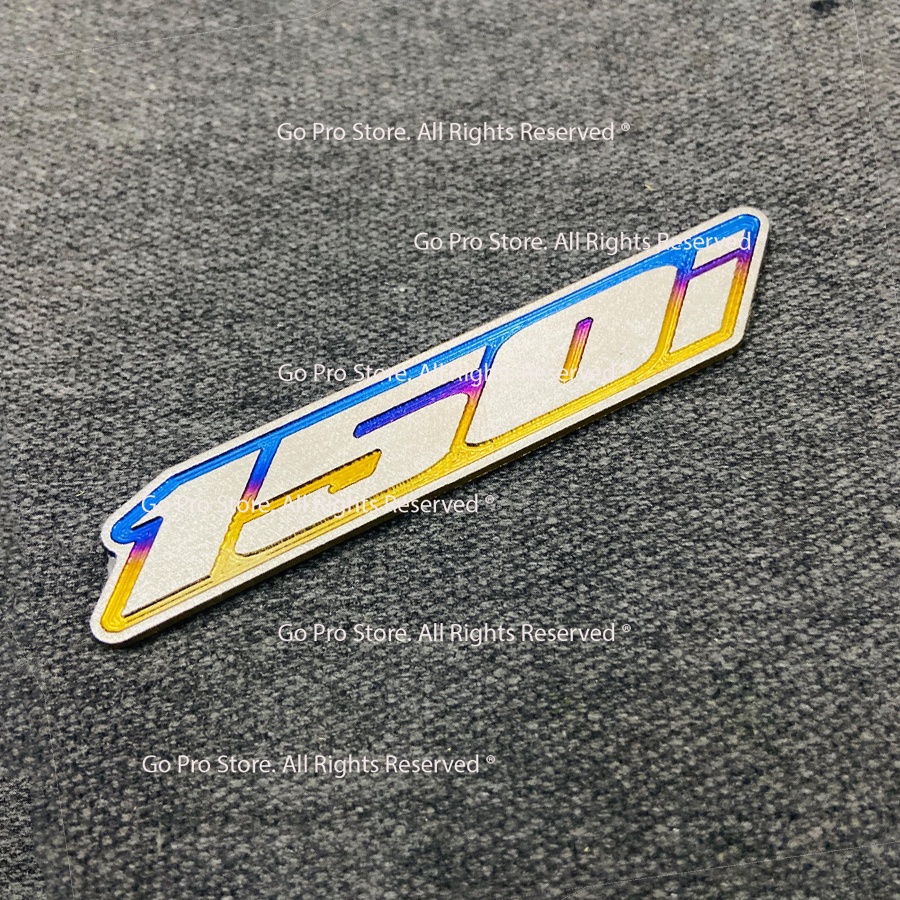 01 Tem Titan &quot;Chữ 150i/F150&quot; Size Nhỏ Gắng Xe Máy G1097