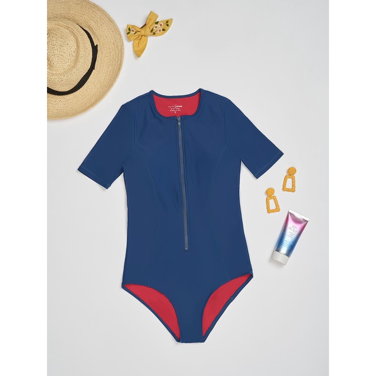 Bikini 1 mảnh, đồ bơi One Piece nữ Vera Polyamide trơn - V0442