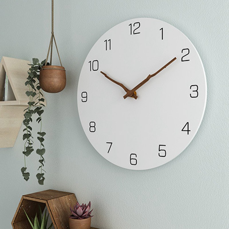 Đồng hồ treo tường thiết kế đơn giản hiện đại