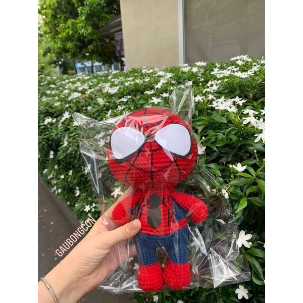 Người nhện bằng len handmade - Spider Man - quà tặng cho bé trai
