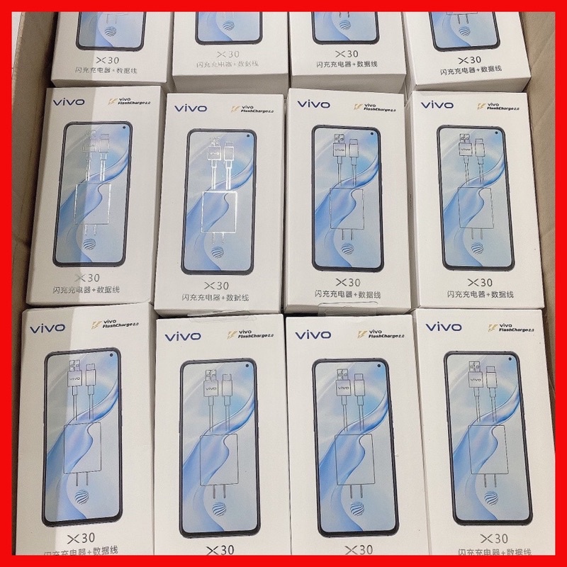 ⚡Siêu Nhanh ⚡Bộ sạc nhanh vivo type-c X30, củ cáp sạc flash charge 2.0 33w dùng cho điện thoại samsung oppo xiaomi
