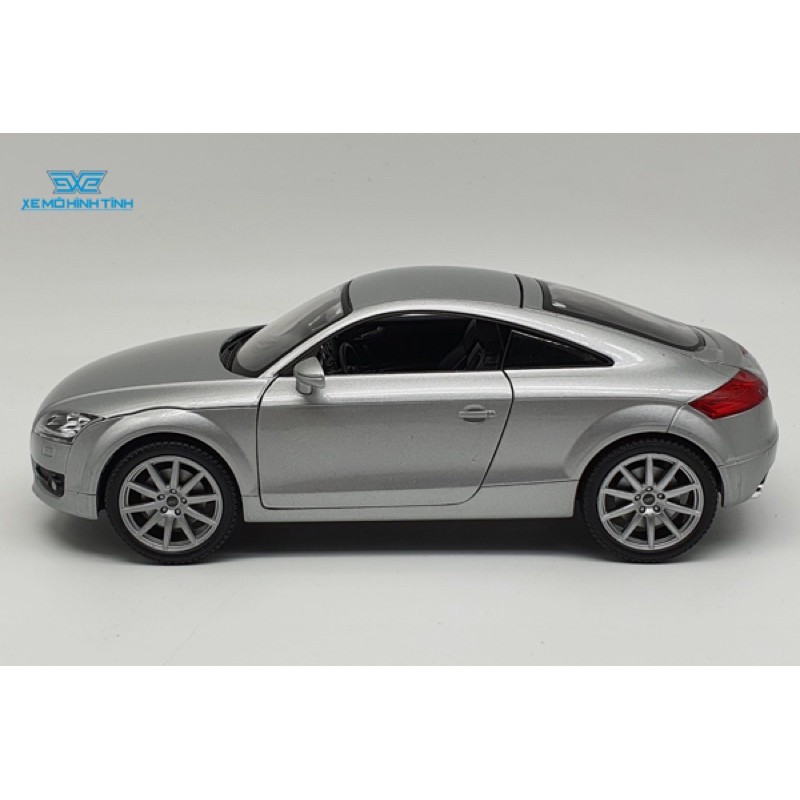 Xe Mô Hình Audi Tt Coupe 1:24 Welly (Bạc) Mã 22478S