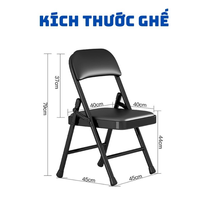 Ghế văn phòng hội trường hội nghị gấp gọn Ghế làm việc khung sắt đa năng Ghế ngồi máy tính làm việc bibi shop