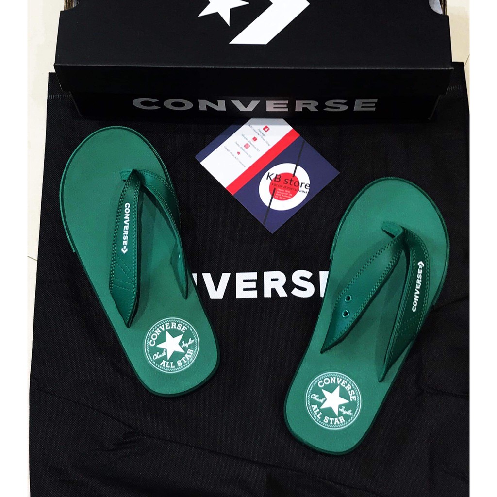 Dép Converse full xanh xỏ ngón