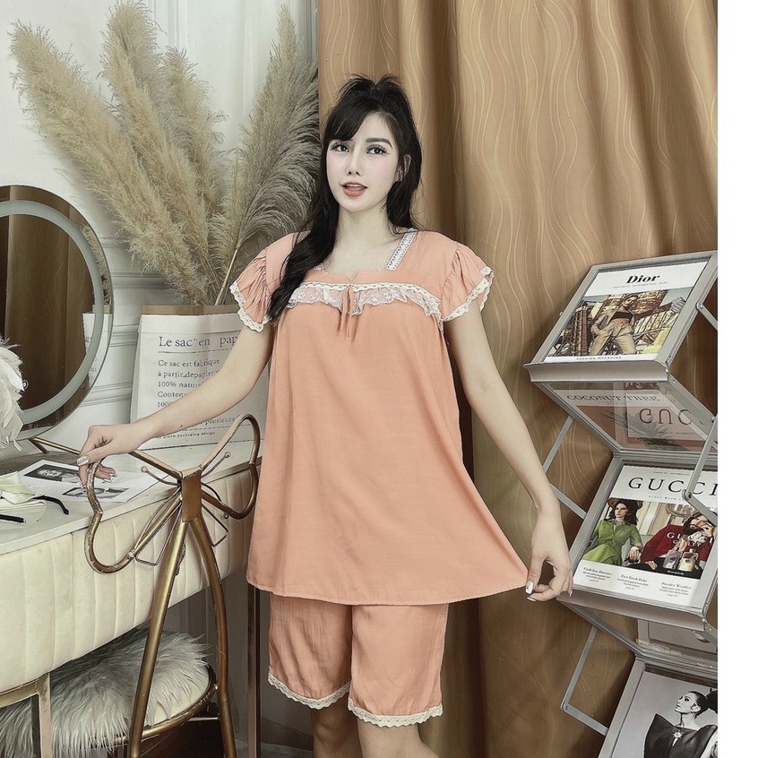 Bộ bầu mùa hè dáng lửng - Đồ bầu mặc nhà và sau sinh chất mát cực mát - giá sỉ [ MẶC ĐƯỢC SAU SINH ]