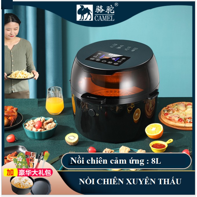 Nồi chiên không dầu CAMEL Shenhua 8L Giá sỉ Bảo hành đổi mới trong 12 tháng | Shopee Việt Nam