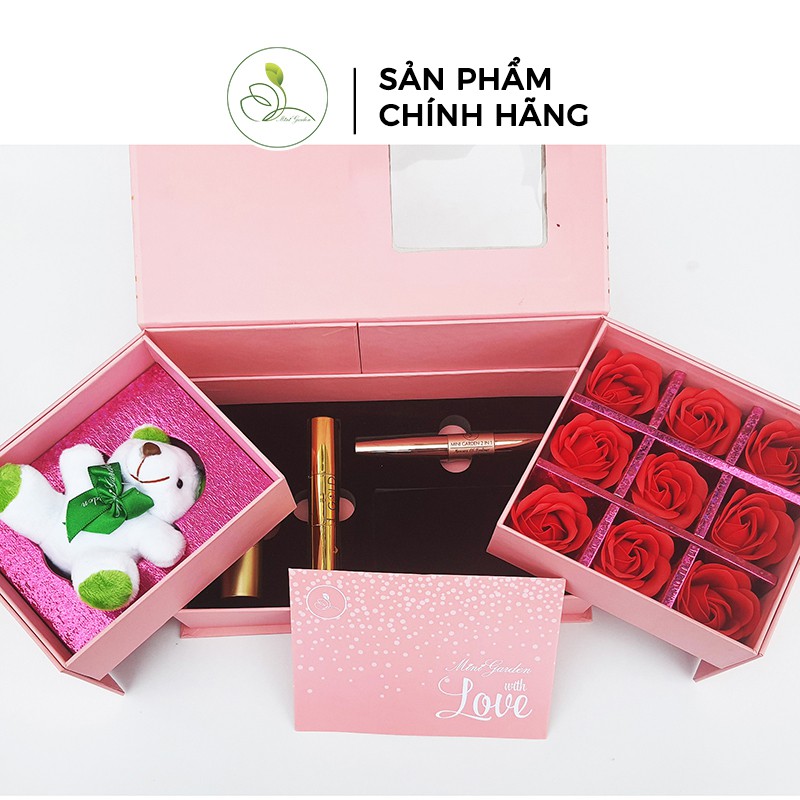 Set Quà Tặng Mini Garden Pink Rose Giftset - With Love Giftset Cực Xinh PV987