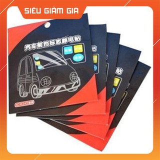 Bộ 3 miếng dán tem đăng kiểm, tem phí đường bộ cho xe oto