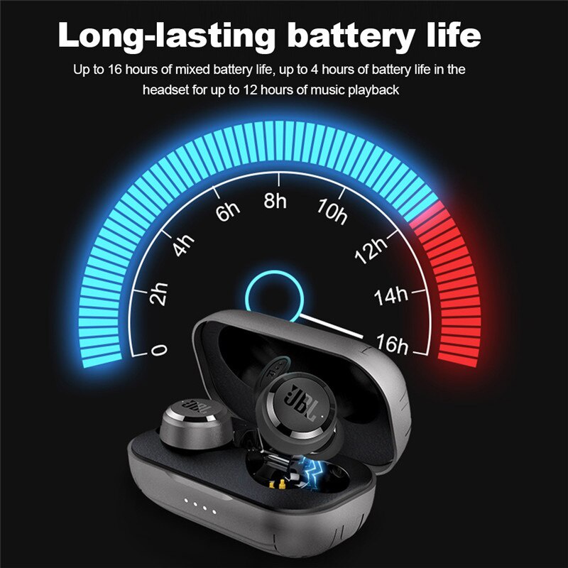 Tai Nghe Bluetooth 5.0 Không Dây Chống Nước IPX5 JBL T280 TWS