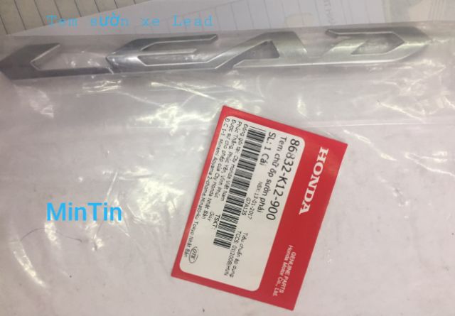 Tem sườn xe Lead (giá 1 chiếc)