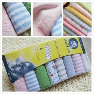 SET 8 KHĂN MẶT GERBER