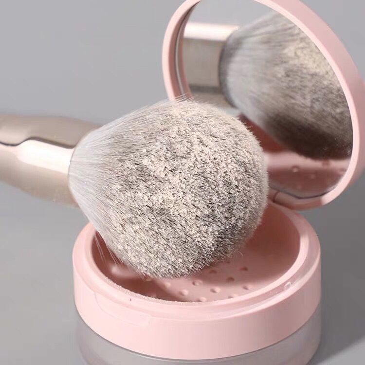 Bộ cọ trang điểm 14 cây dành cho cá nhân và chuyên nghiệp kèm túi đựng màu xanh rêu - Set cọ trang điểm mắt 5 cây
