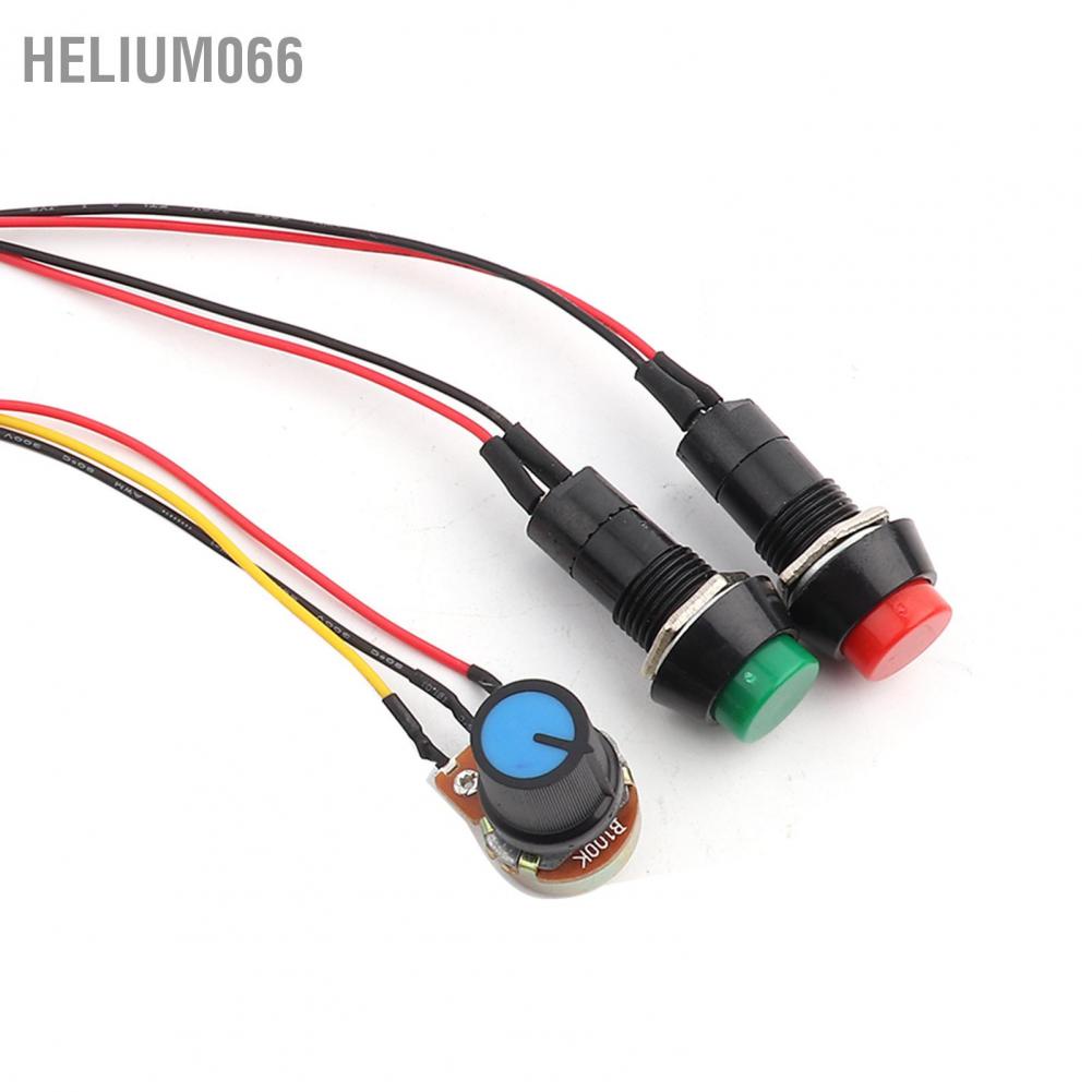Helium066 Helium066 Bộ điều khiển tốc độ bơm động cơ chỉnh PWM Công tắc đảo chiều Chất lượng cao DC6V 9V 12V 24V 3A