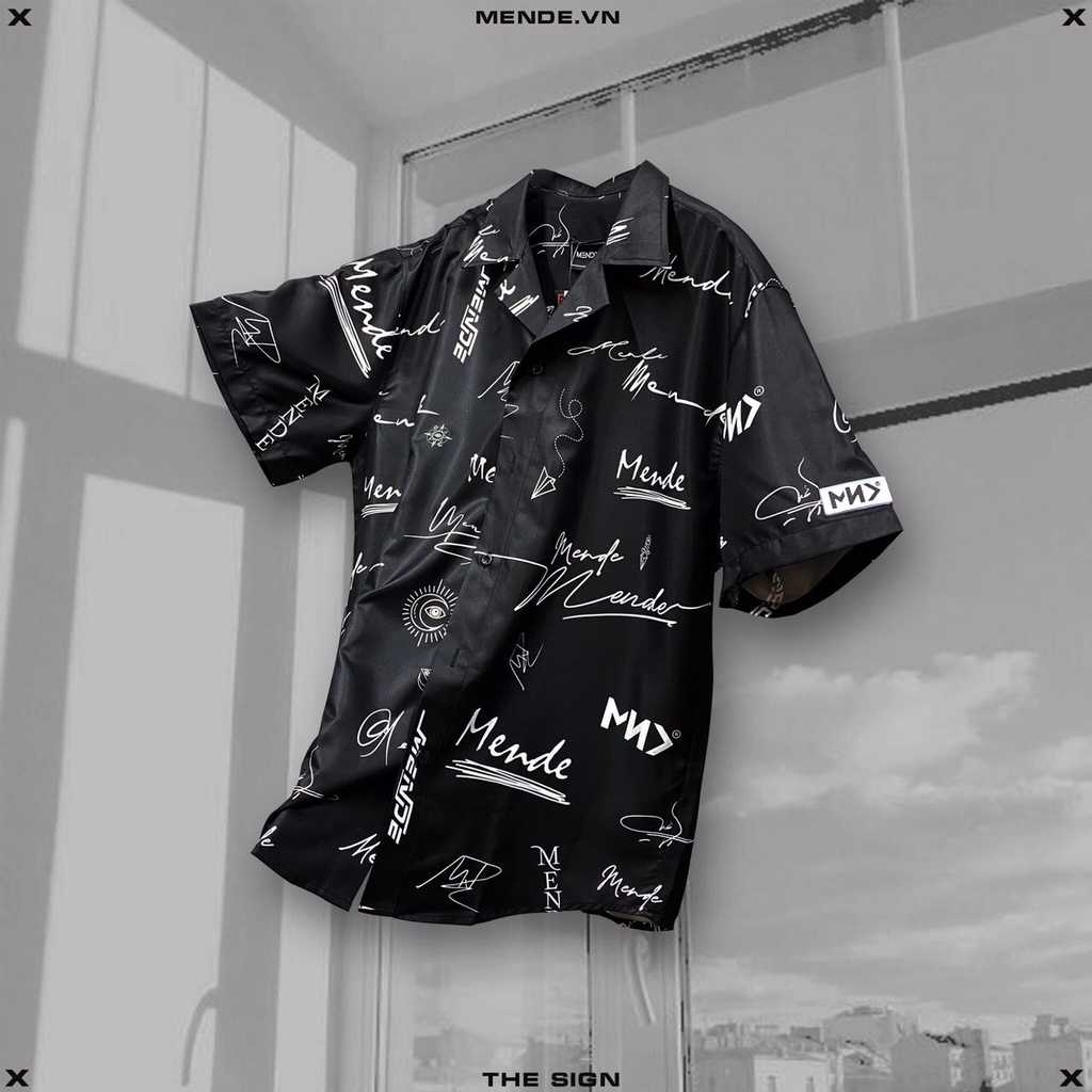 Áo Sơ Mi Cộc Tay Họa Tiết Chữ / Áo Sơ Mi Unisex Nam Nữ Form Rộng / Ảnh thật | BigBuy360 - bigbuy360.vn