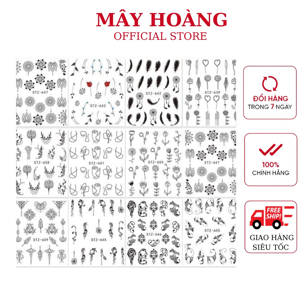 sticker miếng dán móng tay nail