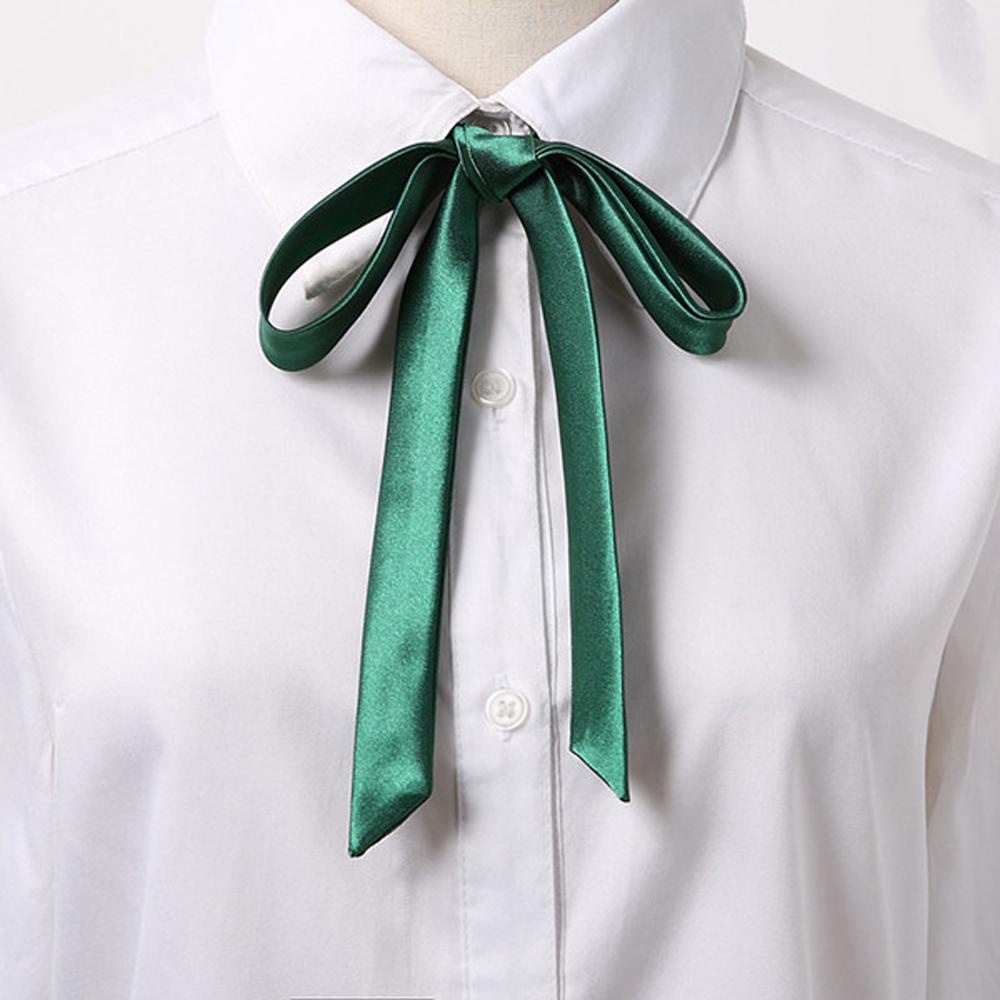 LILYES Nơ Đồng Phục Học Sinh Bằng Vải Satin