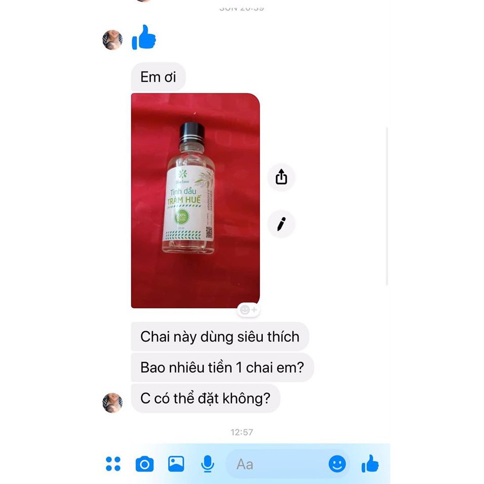 Tinh Dầu Tràm Nguyên Chất Thương Hiệu Herbee  | Giữ Ấm Cơ Thể Khi Trời Lạnh | Chiết Xuất 100% Từ Lá tràm Gió Huế