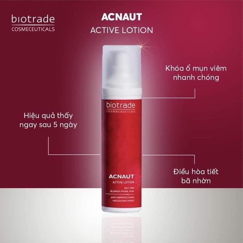 Toner lotion ngừa mụn biotrade acnaut active lotion