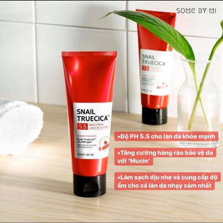 [100ML] Sữa Rửa Mặt Some By Mi Snail Truecica