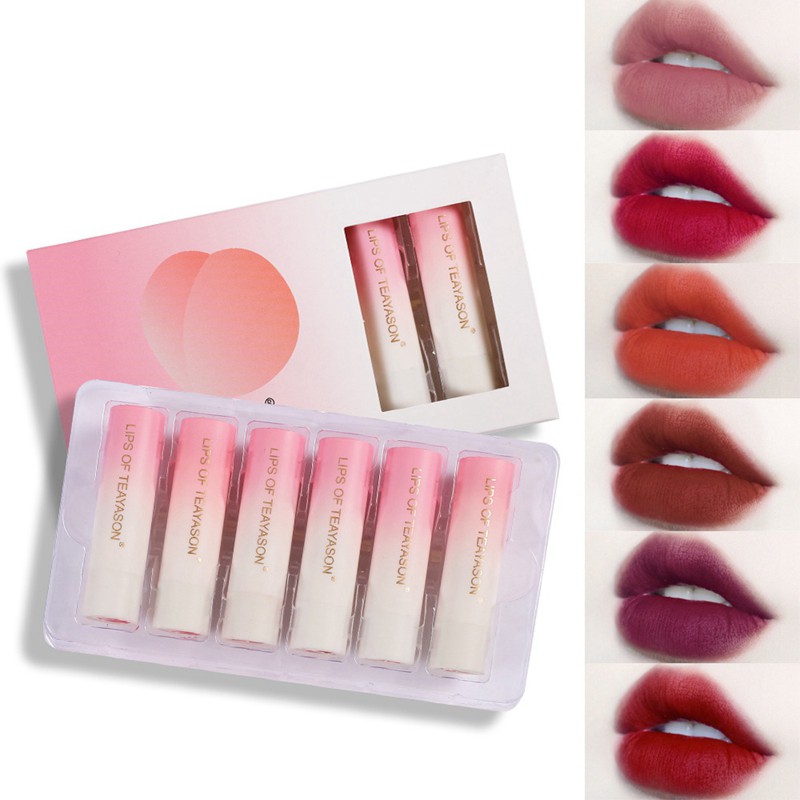 VEET (Hàng Mới Về) Son Sáp Teayason Tông Nhung Lì Chống Nước Lâu Trôi 6 Màu Tùy Chọn | BigBuy360 - bigbuy360.vn