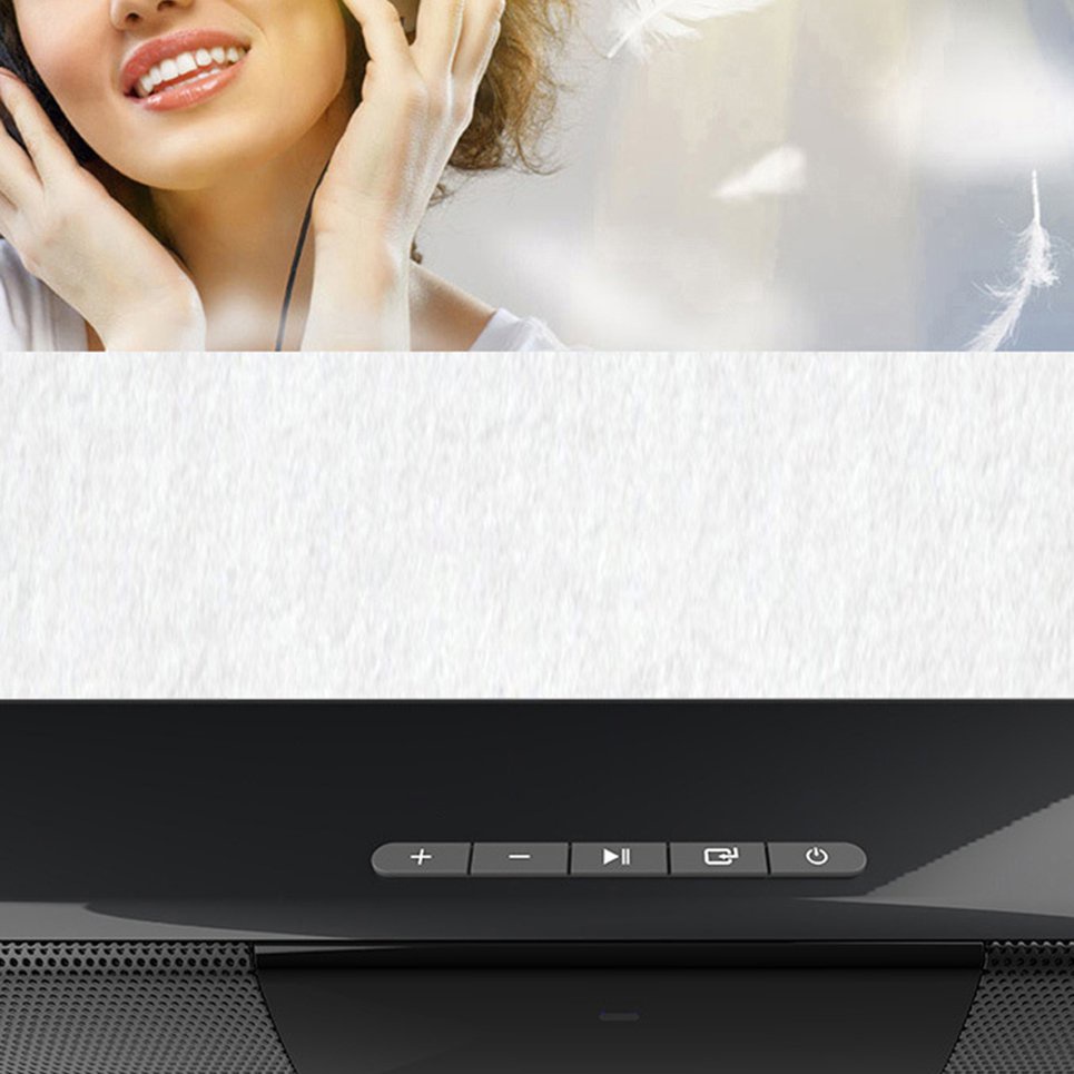 20W 4 Speakers Soundbar Home Theater Surrounding 3D Sound Wireless Speaker