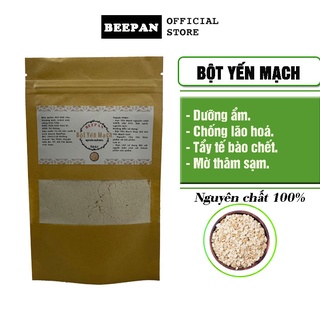 Bột yến mạch nguyên chất - beepan - bột đắp mặt chống lão hoá, mờ thâm sạm