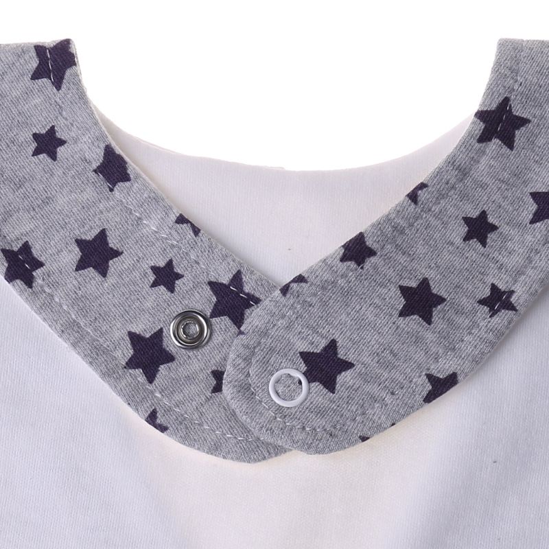 Yếm Cotton Bốn Lớp Họa Tiết Chấm Bi Phong Cách Boho Cho Bé Sơ Sinh