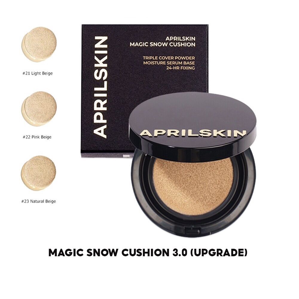 PHẤN NƯỚC APRIL SKIN BLACK MAGIC CUSHION 15g