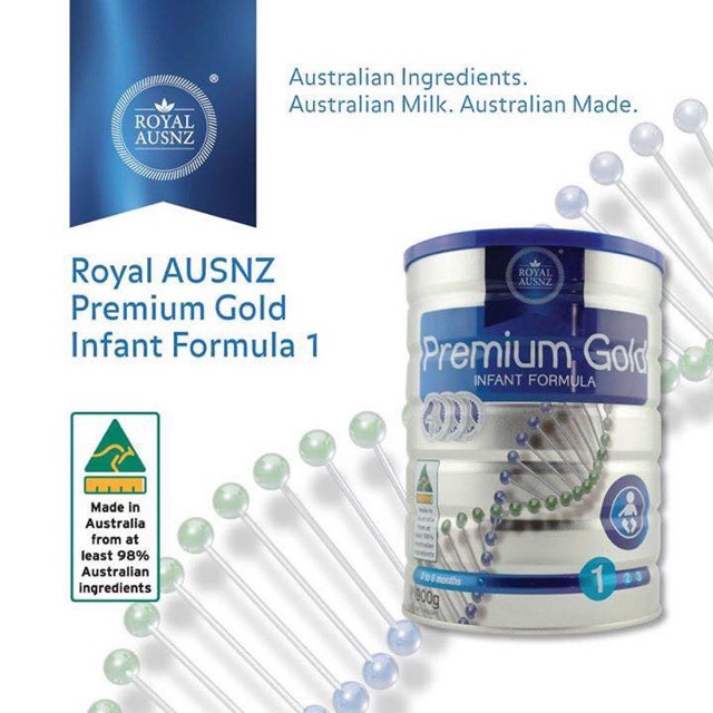 Sữa Hoàng Gia Úc Royal Ausnz Premium Gold 1 loại 400-900g