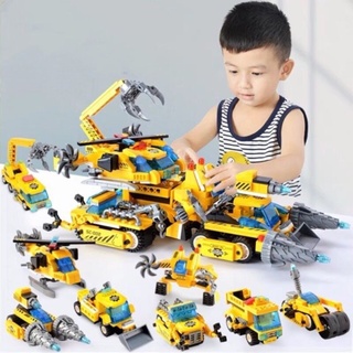 Lắp ráp Enlighten 1408 8in1 Xe công trình 9 kiểu