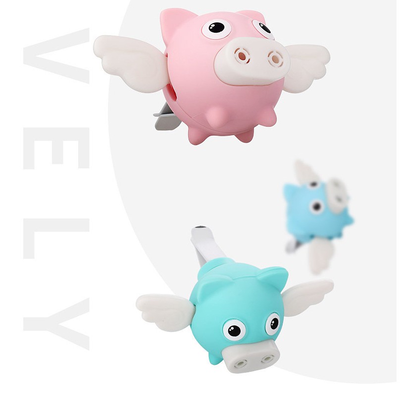 Heo con SÁP THƠM vẫy cánh cài cửa gió đáng yêuTặng emoji lò xo khi mua cả bộ 4 chú