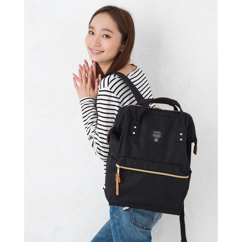 [Spot Sale] 2021 New Anello Japans Anelloˉbags Couple Large Bag High School Student Travel School Bag Backpack Japanese Backpack Female Running Away From Home Customized, Size Height 40 Width 28 Thickness: 17