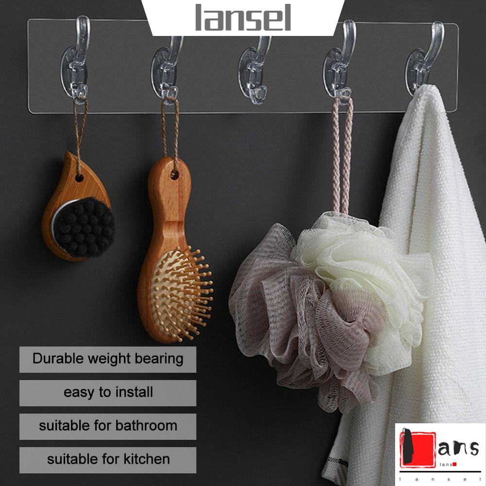 Móc Treo Quần Áo 3/5/6 Hàng Trong Suốt Tiện Dụng