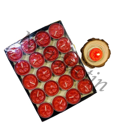 Hộp 100 viên nến Tealight cao cấp Đức Tín cháy 1,5 đến 2h không khói không mùi an toàn cho người sử dụng