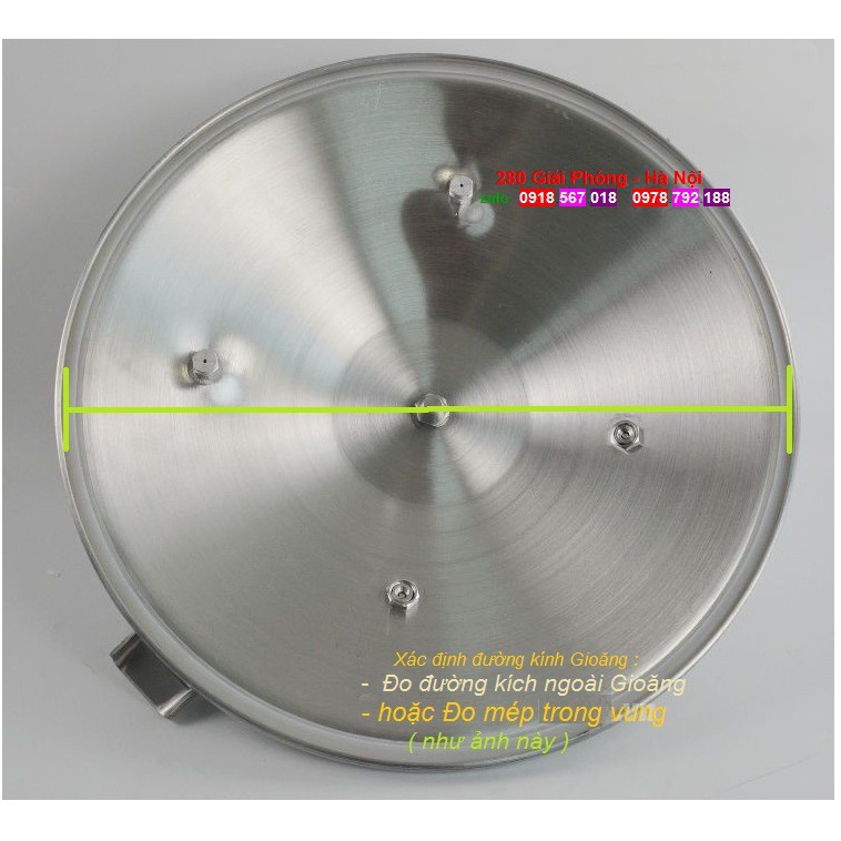 Gioăng tròn đặc nồi áp suất gas Supor, Sunhouse - 2 quai liên xô