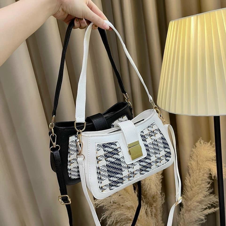 Túi kẹp nách đeo vai nữ giá rẻ đẹp đi chơi phong cách thời trang hàn quốc dễ thương cute DC24