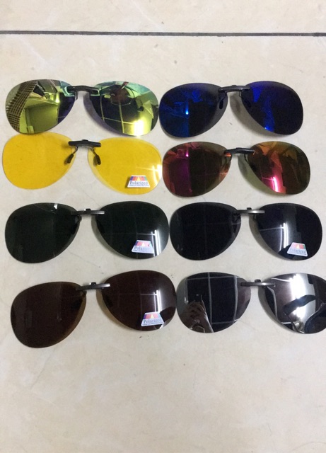 Kẹp kính râm to ngang + hộp bảo vệ (có video) | BigBuy360 - bigbuy360.vn