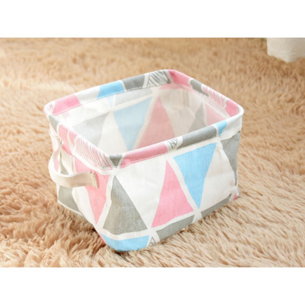 Giỏ Vải, Sọt Vải, Túi Vải đa năng 20.5 cm x 16cm x 13cm