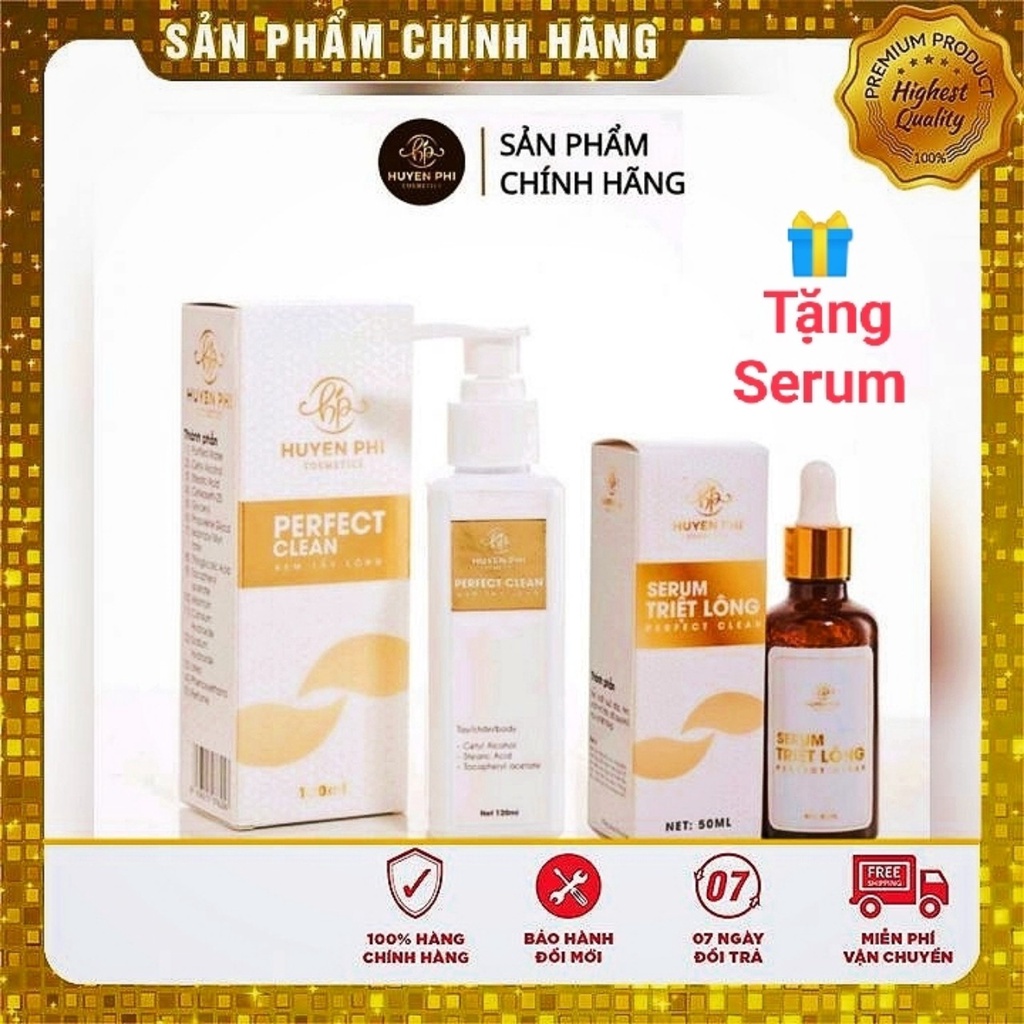 Kem tẩy lông Huyền Phi [Chính hãng]- TặngSerum triệt lông vĩnh viễn - triệt sạch tất cả các loại lông